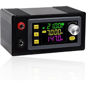 DC Adjustable Buck Boost Converter,Aideepen 150W DC 6-36V to 0-36V Voltage Regulator with Case 12V 24V 150W CC CV LCD Screen CNC Adjustment Used for Power Supply,LED Lighting,Solar Power Charging.