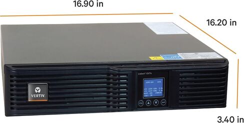 Liebert GXT4 UPS 1000VA 900W 120V, Online Double Conversion Rack Mount/Tower UPS, Uninterruptible Power Supply, Sine Wave, AVR, Battery Backup with Surge Protection(GXT4-1000RT120) in Saudi Arabia