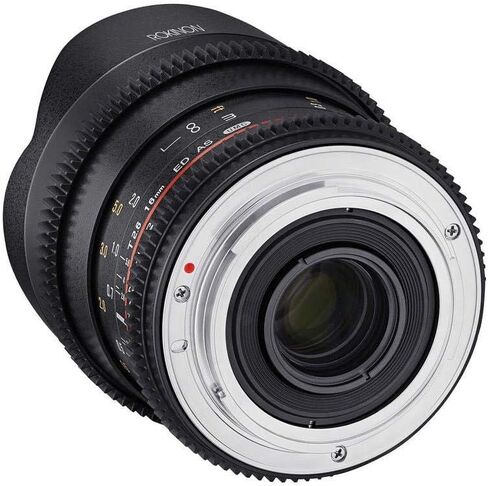Rokinon 16-16mm f/2.6-22 Prime Fixed T2.6 Full Frame Cine Wide Angle Lens for Sony E-Mount, Black (FFDS16M-NEX) in Saudi Arabia