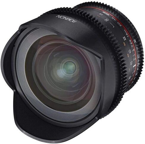 Rokinon 16-16mm f/2.6-22 Prime Fixed T2.6 Full Frame Cine Wide Angle Lens for Sony E-Mount, Black (FFDS16M-NEX) in Saudi Arabia