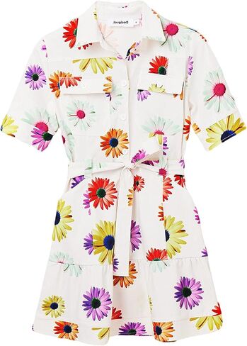 Desigual Women's Woman Woven Dress Short Sleeve in Saudi Arabia