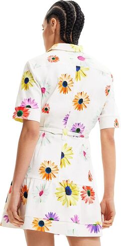 Desigual Women's Woman Woven Dress Short Sleeve in Saudi Arabia