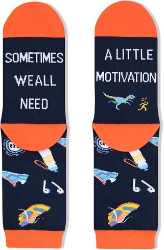 HAPPYPOP Novelty Socks For Men - Bowling Golf American Flag Socks, Doctor Nurse Optometry Music Math Gifts in Kuwait