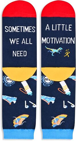HAPPYPOP Novelty Socks For Men - Bowling Golf American Flag Socks, Doctor Nurse Optometry Music Math Gifts in Kuwait