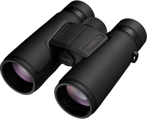 Nikon Monarch M5 8x42 Binocular, Waterproof, fogproof, Rubber-Armored Binocular with ED Glass, Long Eye Relief (Black) + Cleaning Kit-7 in 1 + Neck Strap (SLR/Video) + Pro Sling Backpack in Saudi Arabia