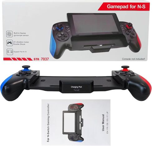 KOGUNXU New for Switch & OLED Compatible Controller | Adjustable Turbo | 6-Axis Gyro | Plug & Play in Kuwait