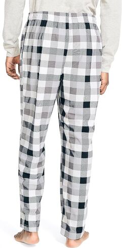 Nautica Men's Sustainably Crafted Plaid Fleece Sleep Pant, Emerald Yard, Small in Saudi Arabia