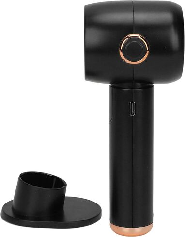 شاشة رقمية ذكية محمولة مروحة مروحة صامتة صامتة صغيرة التوربينات مروحة الجيب المحمولة USB Electric Fan لسطح المكتب (أسود) in Kuwait