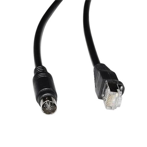 RJ45 to Mini Din 8P MD8 Male Connector RS422 Programming Communication Cable(3metres) in Kuwait