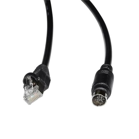 RJ45 to Mini Din 8P MD8 Male Connector RS422 Programming Communication Cable(3metres) in Kuwait