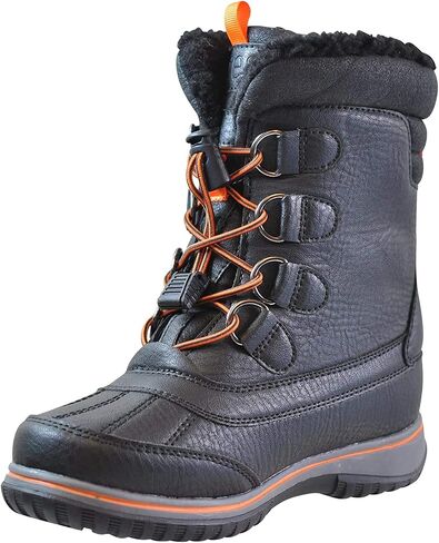 totes Unisex-Child Boys Noah Snow Boot, Black, 4 in Kuwait