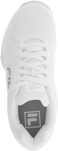 Fila Women's Volley Zone, Color: Wht/Msil/Wht, Size: 6 (5PM00594-103-6) in Saudi Arabia