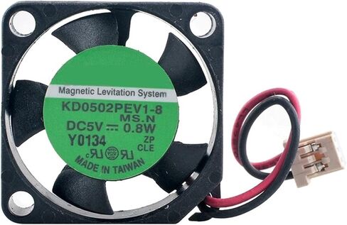 1PCS KD0502PEV1-8 مروحة التبريد الدقيقة 25 مم 2.5 سم الحجم 25x25x7mm DC5V 0.8W 2 دبوس المحمل المغناطيسي للموجه لجهاز التوجيه in Kuwait