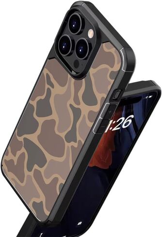 Case Compatible with iPhone 16 Pro,Camouflage Case for iPhone 16 Pro Design for Men Boys [Anti-Scratch] Non-Slip+Shockproof Rugged TPU Protective Case in Saudi Arabia