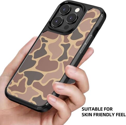 Case Compatible with iPhone 16 Pro,Camouflage Case for iPhone 16 Pro Design for Men Boys [Anti-Scratch] Non-Slip+Shockproof Rugged TPU Protective Case in Saudi Arabia