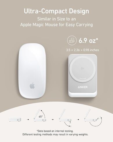 محطة شحن قابلة للطي Anker MagGo 3 في 1 MagSafe-Compatible Qi2 15W in Kuwait