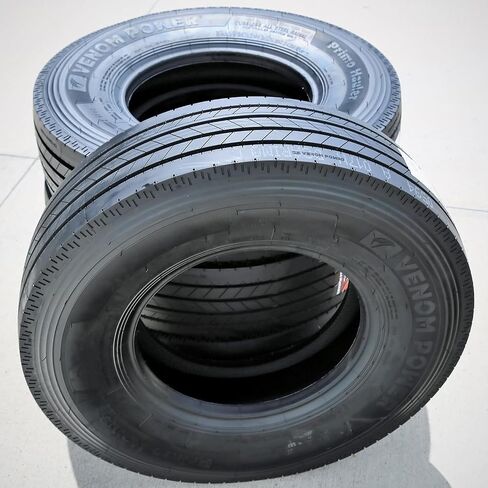 Venom Power Primo Hauler All Steel Heavy Duty Premium Trailer Radial Tire-ST235/85R16 235/85/16 235/85-16 132/127M Load Range G LRG 14-Ply BSW Black Side Wall in Saudi Arabia