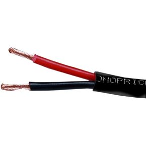 Monoprice Speaker Wire - CL2 Rated, in-Wall Rated, 2-Conductor, Pure Bare Copper, 16AWG, 1000 Feet, Black