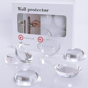 سدادة الباب، واقيات الحائط، مصدات لاصقة، ذاتية اللصق، تمنع تلف الجدار، تقلل من الضوضاء الصادرة عن الأبواب، والثلاجات، للمكتب المنزلي (6 قطع) in Kuwait