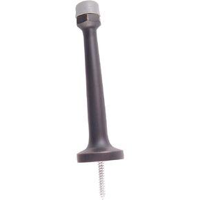 Emtek 2231 4" Length Solid Brass Baseboard Door Stop With Screw, Oil Rubbed Bronze