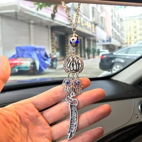 Islam Muslim Zulfiqar Sword of Imam Ali Car Rear View Mirror Islam Car Pendant Hanging