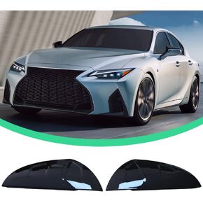 Mirror Caps Covers Compatible with Lexus Is300/Is350/IS500 2021-2023 All Models Side Door Rearview Mirror Cap Trim Accessories (Carbon Fiber Style)