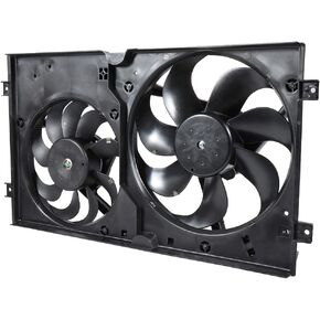 SCITOO Radiator Cooling Fan Compatible with 1998-2005 for Volkswagen Beetle 620-773 621000 75371 FA70174 1C0121206A 1C0121206B 1C0121207 1C0121207A 1C0121207B 1C0121207C
