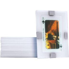 50 Pack Trading Card Shipping Protector 3.5" x 4.5", Durable Plastic Card Mailers, Hard Plastic Flats for Card Breakers