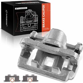 A-Premium Disc Brake Caliper Assembly with Bracket Compatible with Select Hyundai and Kia Models - Sonata, XG300, Optima, XG350, Magentis, L4 2.4L, V6 2.5L, V6 2.7L/3.0L - Rear Right Passenger Side