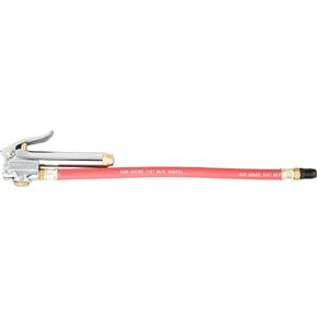 Steelman Straight Chuck Tire Inflator with Built-in Gauge and 12-Inch Hose
