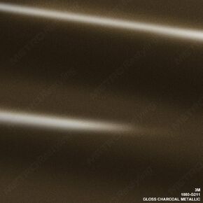 3M 1080 G211 GLOSS CHARCOAL METALLIC 5ft x 1ft (5 sq/ft) Car Wrap Vinyl Film