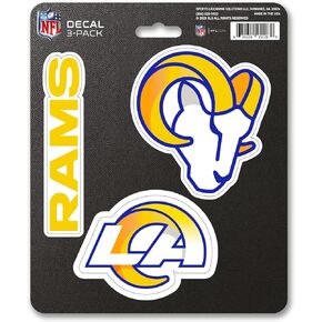 ملصق فريق Fanmats NFL للجنسين للبالغين - عبوة من 3 قطع