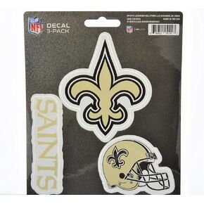 Fanmats NFL Unisex-Adult Team Decal - Pack of 3