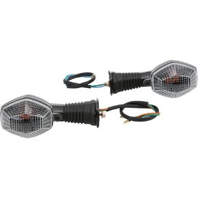 Motorcycle Turn Signal Light, Motorcycle Front Turn Signal Light Waterproof Indicator Lamp Replacement for Suzuki DL 1000 V‑Strom / 650 V-Strom(Brown)