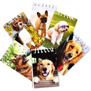 48 Count Dog Animal Mini Notepads Goody Bags Dogs Puppy Animals Themed Memo Spiral Paper Notebooks Baby Shower & Birthday Party Favor Supplies Decorations for Kids Boy Girl Classroom Rewards Giveaways in Saudi Arabia
