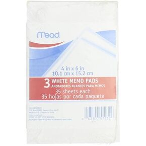 4" x 6" Memo Pad (3 Count)