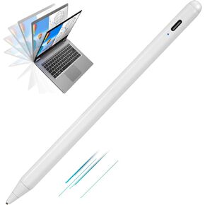 Acer Spin 3 Convertible Laptop Stylus Pen, Active Stylus Digital Capacitive Pen for Acer Spin 3 Convertible Laptop High Precision with Ultra Fine Tip,Touch-Control and Rechargeable,White Drawing Pen