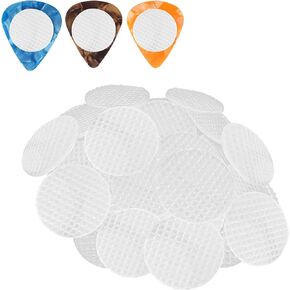 40 Guitar pick grips Hold,your guitar pick tightly,Prevent the pickaxe from slipping off your fingers,Improves the ability to hold guitar picks and better control while playing (40 grips and 3 picks)
