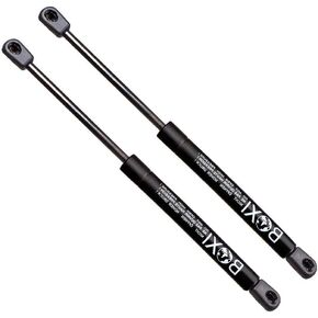 Qty(2) BOXI 6914 Universal Lift Supports Struts Shocks Extended Length: 7.50 Inches, Compressed Length: 5.5 Inches, Force: 82 Lbs, 10mm Ball Socket Struts 6914