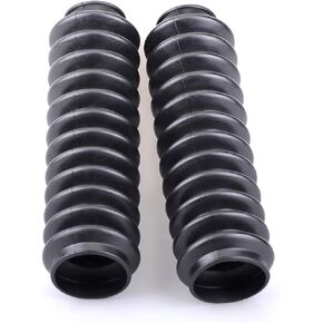 Mallofusa A Pair Rubber Front Fork Shock Boots Replacement for Honda ATC Big Red 250ES 1985 1986 1987 Black