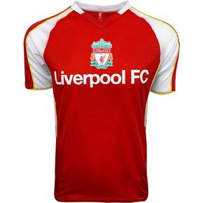 Men's Liverpool Training Jersey, Licensed Liverpool Short Sleeve Shirt Red