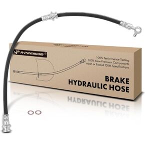 A-Premium Front Passenger Brake Hydraulic Hose Compatible with Infiniti Models - M45 2003-2004 - Replace# 462104P001