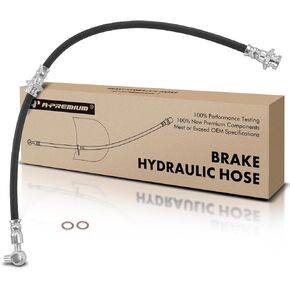 A-Premium Front Driver Brake Hydraulic Hose Compatible with Infiniti Models - M45 2003-2004 - Replace# 462114P001