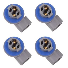 4 Pack License Plate Light Sockets Wiring Harness Plug Connectors Replacement Compatible with 2003-2018 Dodge Ram 1500 2500 3500 Replaces# 68046629AA