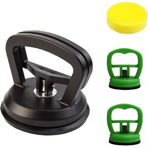 3 Pack Car Dent Puller, Car Dent Puller Kit Handle Lifter Powerful Car Dent Remover, Dent Removal Kit and Dent Repair Puller for Car Body Dent, Glass, Mirror and Tiles