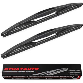 OTUAYAUTO Rear Windshield Wiper Blades - 2 Pieces of 14" Car Back Window Wiper - Replacement for Acura MDX RDX, Honda CRV Pilot, Subaru Forester Outback Impreza
