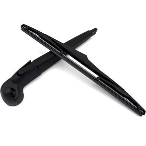 Rear Wiper Arm & Wiper Blade Replacement for Jeep Wrangler 2007-2017 / Jeep Wrangler JK 2018, Factory OE Style Rear Windshield Wiper Arm & Wiper Blade Set, Replacement OEM: 68002490AB