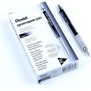 Pentel Graph Gear 500 Automatic Drafting Pencil - 12 Count (Pack of 1)