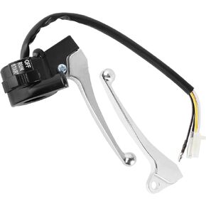 Throttle Housing Start Kill Switch Control Left Right Brake Lever Assembly for Yamaha PY50 PW50 Peewee Y-Zinger Dirt Bike