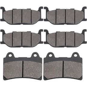 LOCOPOW Brake Pads for Yamaha RoadStar 1600 Silverado Midnight Star 1999-2003 Royal Star 1300 1999-2013 Midnight VentureTour Deluxe 2000 2001 2002 2003 2004 2005 2006 2007 2008 2009 2010 2011 2012